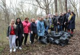 Березуйский овраг в Калуге очистили от мусора