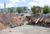 Дмитрий Денисов проверил строительство нового фонтана