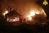 В деревне Тайдашево ночью произошёл пожар