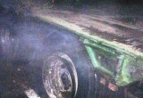 В Юхновском районе загорелся автомобиль