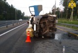 На трассе М-3 в Калужской области перевернулась "Газель"