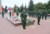 7 сентября на площади Победы останки воинов медицинской службы передали для захоронения
