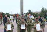 7 сентября на площади Победы останки воинов медицинской службы передали для захоронения