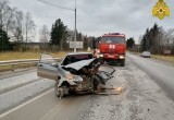 Двух мужчин госпитализировали после жёсткого ДТП на трассе "Калуга-Медынь" 