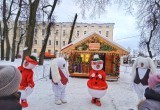В калужском парке встретили Деда Мороза и Снегурочку