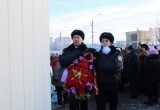 На Правобережье открыли памятную стелу освободителю Калуги Василию Попову
