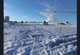 В Новосибирске новую ледовую арену готовят для внутренней отделки помещений