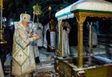 Губернатор Владислав Шапша встретил Крещение в Свято-Тихоновой пустыни