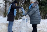 Калужские волонтеры убрали мусор после крещенских купаний