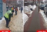 Коммунальщики вычистили тротуары еще на 6 улицах Калуги