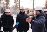 Губернатор Андрей Травников проконтролировал ход работ на площадке строительства кампуса мирового уровня НГУ