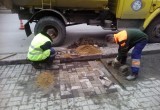 На калужских улицах восстанавливают асфальт и тротуары