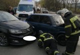 "Семёрка" и Volkswagen разбились на Грабцевском шоссе в Калуге