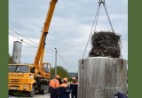 В Калужской области работники водоканала спасли аистов