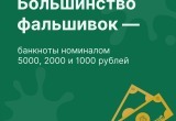В Калужской области нашли 75 фальшивых банкнот Банка России
