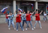 В центре Калуги прошел флешмоб "Я - Россия"