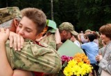 В Калугу из Украины вернулся отряд СОБР "Спутник"