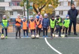 15 октября в микрорайоне Малинники открылась новая футбольная площадка