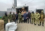 Калужским мобилизованным привезли в Ногинск комплекты теплой одежды, снаряжения и оборудования