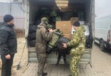 Калужским мобилизованным привезли в Ногинск комплекты теплой одежды, снаряжения и оборудования
