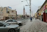 В Калугу пришёл снегопад