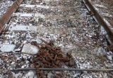 В Калуге воры украли три тонны железной дороги