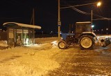 Коммунальщики продолжают убирать снег с калужских улиц