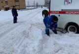 Из-за снегопада в Калуге время ожидания скорой помощи увеличилось