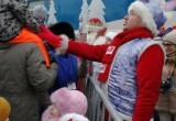 В Калугу приехал новогодний поезд Деда Мороза