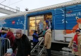 В Калугу приехал новогодний поезд Деда Мороза