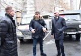 Губернатор Андрей Травников принял участие в отправке в зону СВО благотворительной помощи, собранной в рамках акции «Рябина»