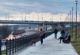 Глава Калуги Дмитрий Денисов: паводок не повредит набережной