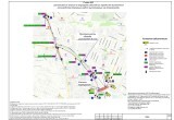 Опубликована временная схема движения транспорта в объезд Синих мостов в Калуге