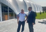 Дмитрий Денисов посетил новый теннисный центр "Калужники" на правобережье