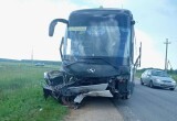 В Калужской области водитель автомобиля ВАЗ погиб при столкновении с автобусом