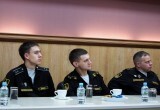 Руководство города встретилось с экипажем подводной лодки "Калуга"