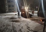 В Калуге продолжается круглосуточная уборка дорог от снега