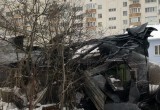 В Калуге из-за пожара пришлось перекрыть улицу Тульскую