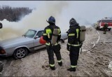 На калужской трассе прошла тренировка спасателей в условиях сложных ДТП