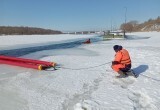 Сотрудники ГИМС, МЧС и водолазы провели спасательную операцию в полынье Оки