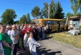 В калужской деревне открыли сквер в честь погибших бойцов СВО