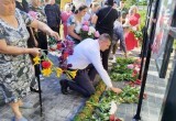 В калужской деревне открыли сквер в честь погибших бойцов СВО