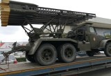 В Калугу привезли нашумевшее оружие Победы - миномёт "Катюша"