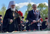 На Мемориальном воинском кладбище в Калуге почтили память погибших красноармейцев 