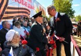 В Козельске прошел военный парад в честь 80-летия Великой Победы
