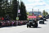 В Козельске прошел военный парад в честь 80-летия Великой Победы