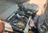 Водитель фуры пытался приготовить еду в кабине и допустил пожар