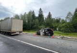 Водитель Nissan X-Trail погиб в крупном ДТП на калужской дороге