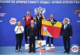 Золото и два серебра забрал калужский армрестлер с всероссийских соревнований "Кубок Отечества"
