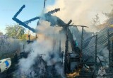 На пожаре в Секиотово пострадал человек